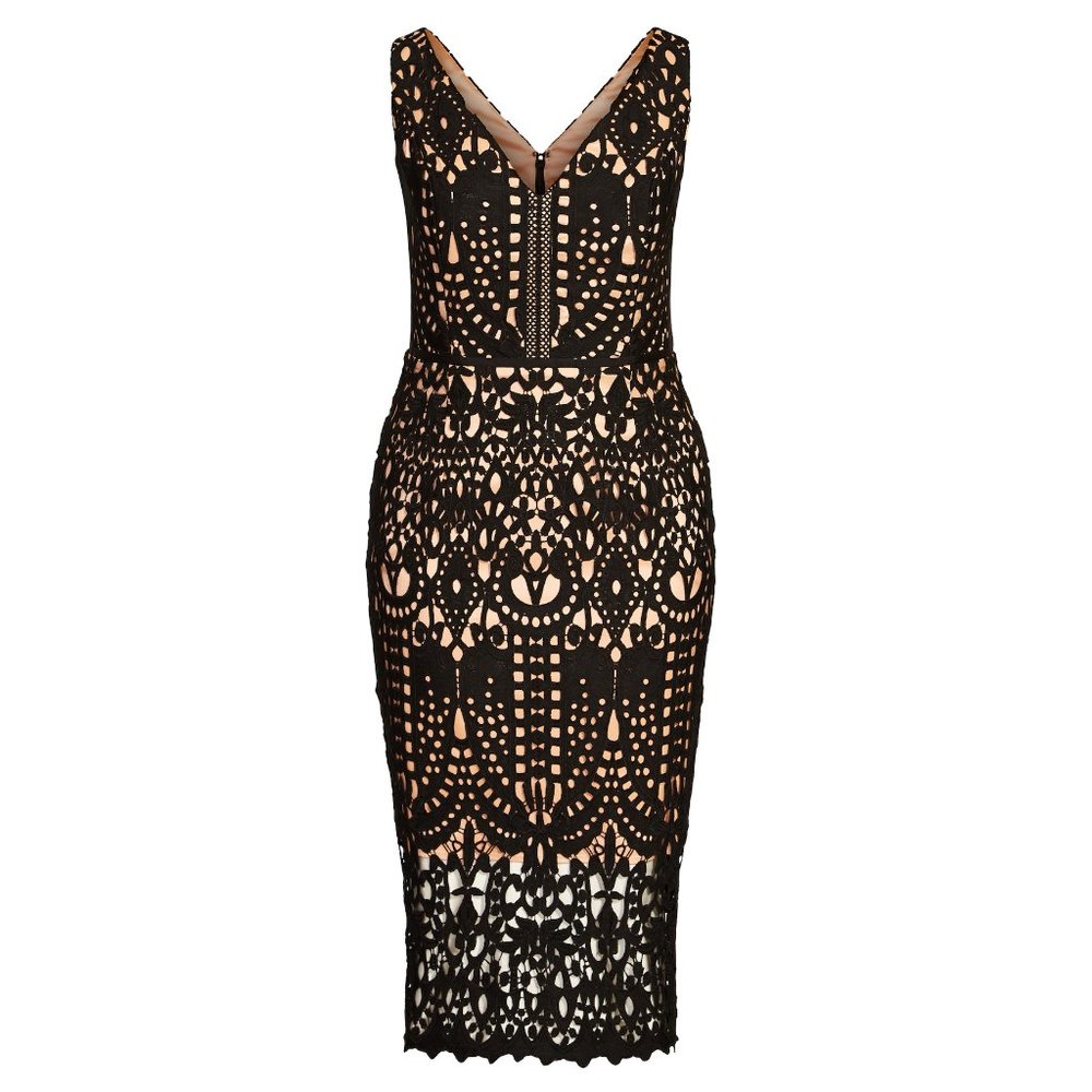 NWT City Chic Dress All Class FF Black L = 20 = 2X - Picture 3 of 5